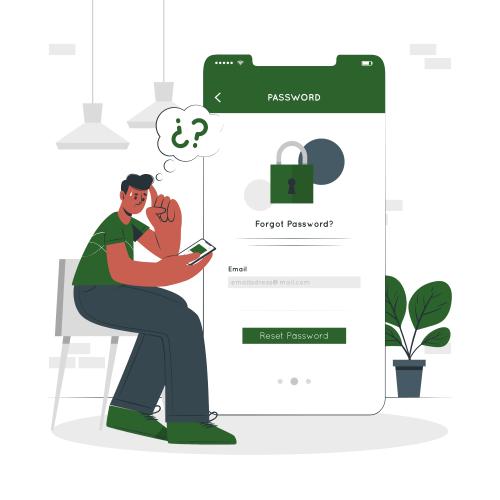 Forgot password-cuate