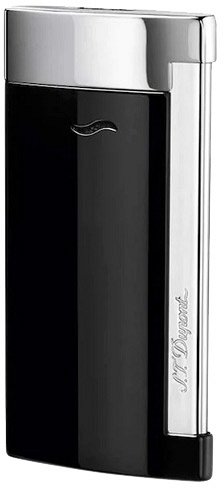 Accendino S.T.Dupont Slim 7 Nero Con Finiture Cromate