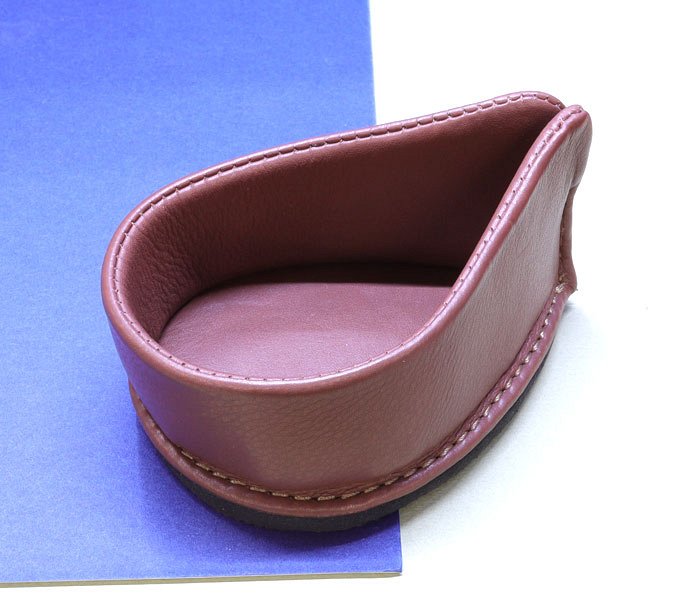 Lubinski Poggiapipe 1 Posto In Pelle Cognac