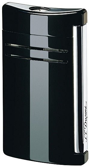 Accendino S.T.Dupont Maxijet Nero Finiture Cromate