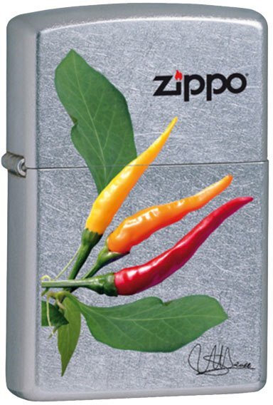 Zippo Cromo 3 Chili Peppers