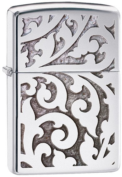 Zippo Cromo Floral