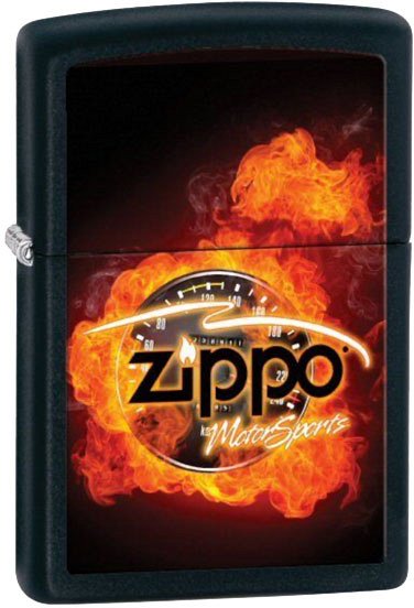 Zippo Black Mat Motorsports