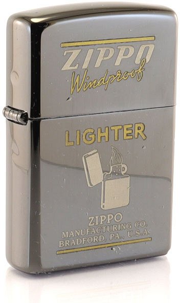Zippo Black Ice Windproof