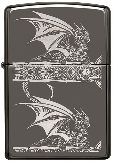 Zippo Black Ice Anne Stokes Gothic