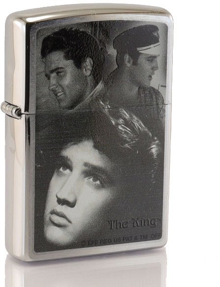 Zippo Cromo Elvis The King