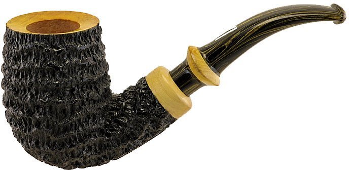 Sesa Fancy Rustic Bent Billiard 3A Black
