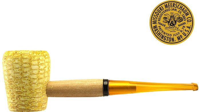 Missouri Meerschaum Corn Cob Legend Straight