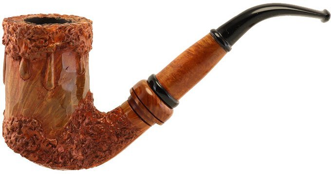 Ser Jacopo Carved Classic Bent Chimney "La Pipaccia" 03 Rodata