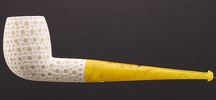 Air-Cooled Classic Short Billiard Moulded Meerschaum